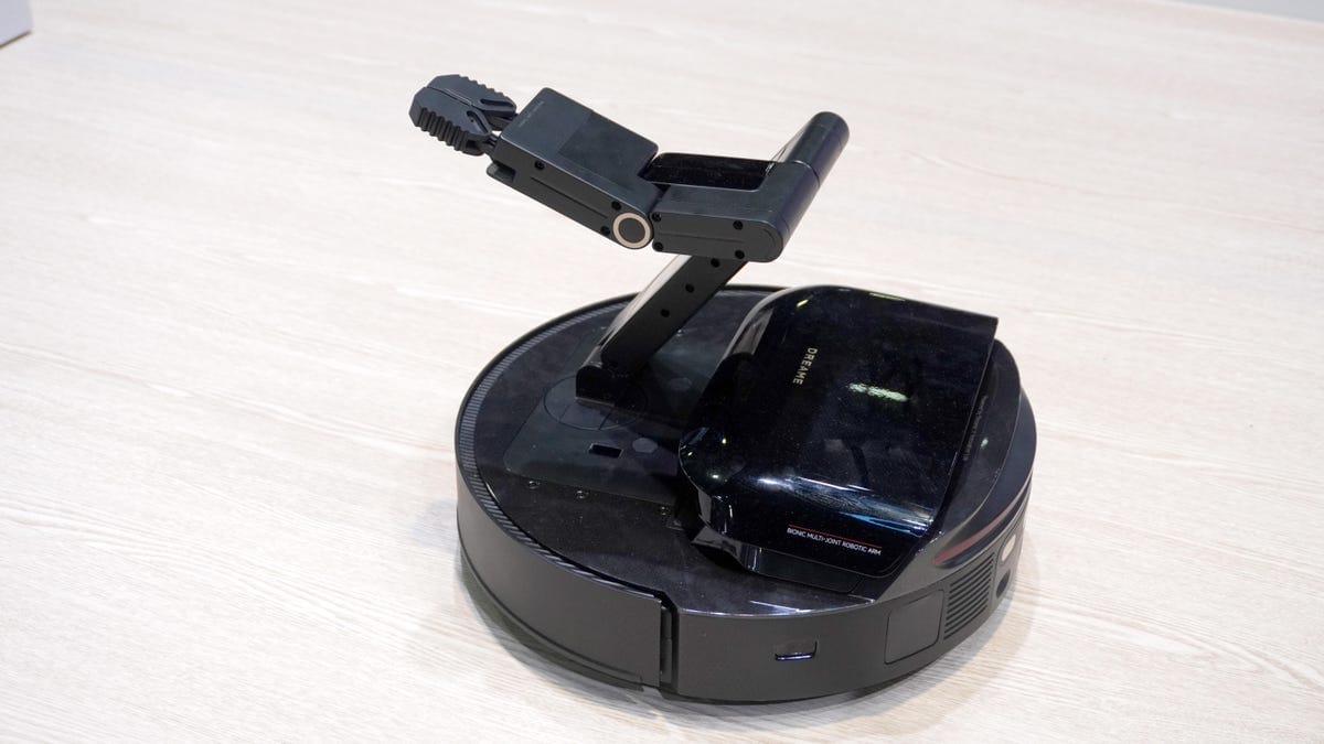 Dreame Debuts Innovative Robotic Vacuum with Mechanical Arm at CES 2025